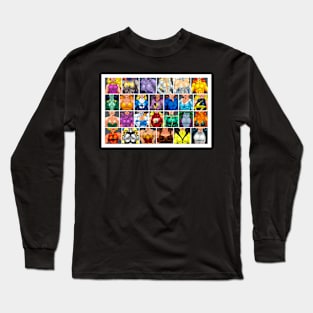 ABC's of Superheroines Long Sleeve T-Shirt